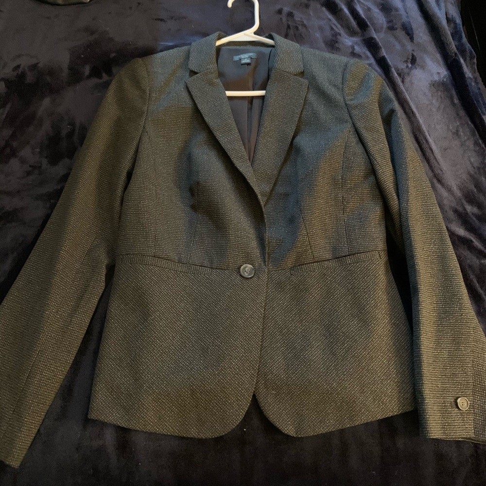 Ann Taylor black and white suit